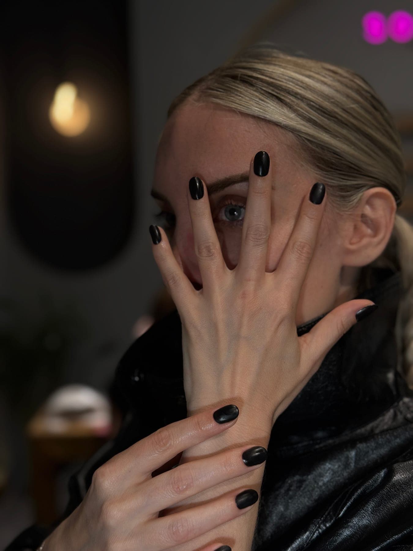 Short black nails